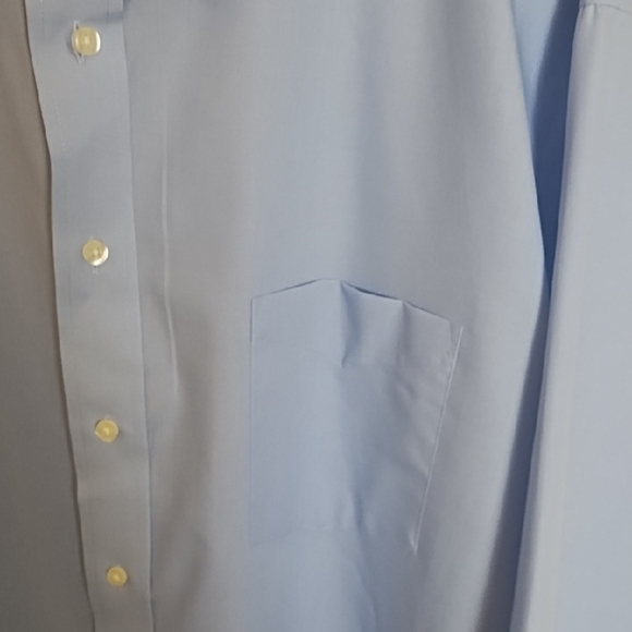Stafford Light Blue Performance The Super Shirt Men's Dress Shirt - Picture 4 of 13